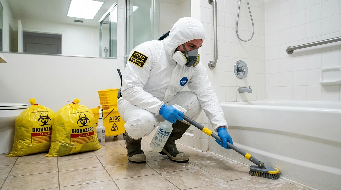 Decontamination equipment deployed for Blood Cleanup in Martinsville